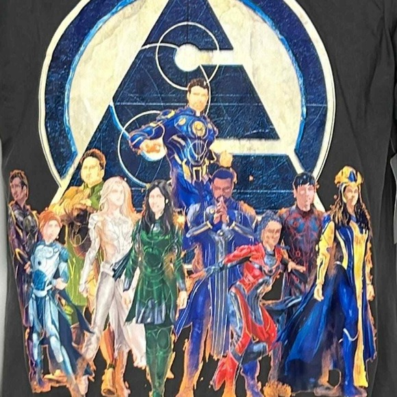 NWT Disney Parks Marvel The Eternals T-Shirt Graphic Tee Crewneck size L - Picture 2 of 12